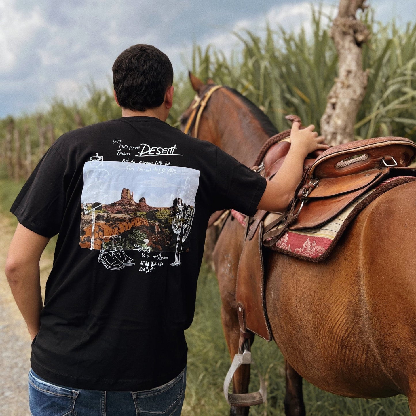 American Wild T-shirt - Black