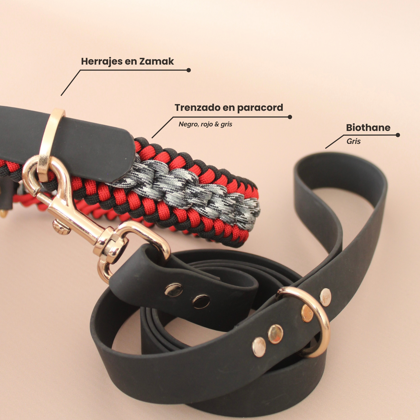 Collar Artesanal para Perros | Furia