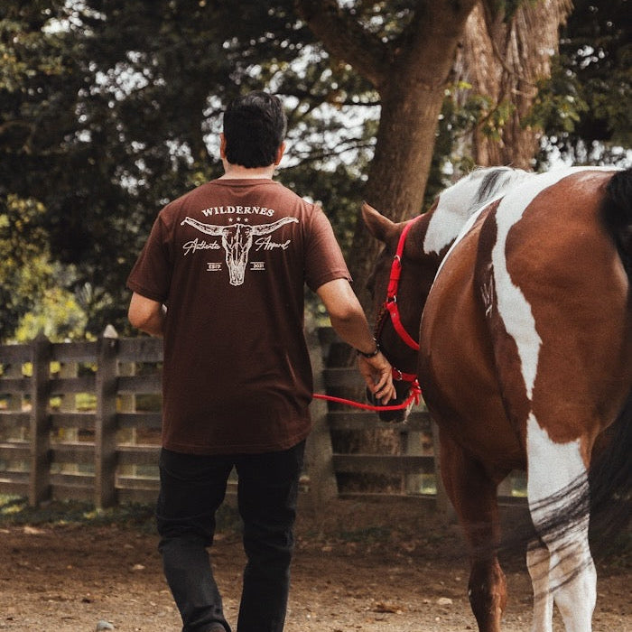 Wilderness T-shirt - Brown