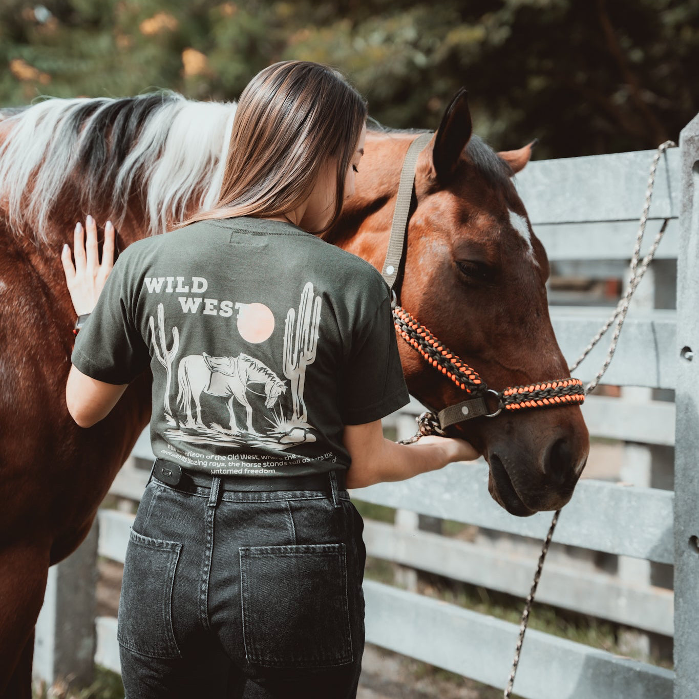 Wild West T-shirt - Green