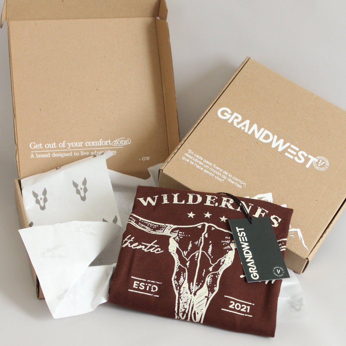 Wilderness T-shirt - Brown