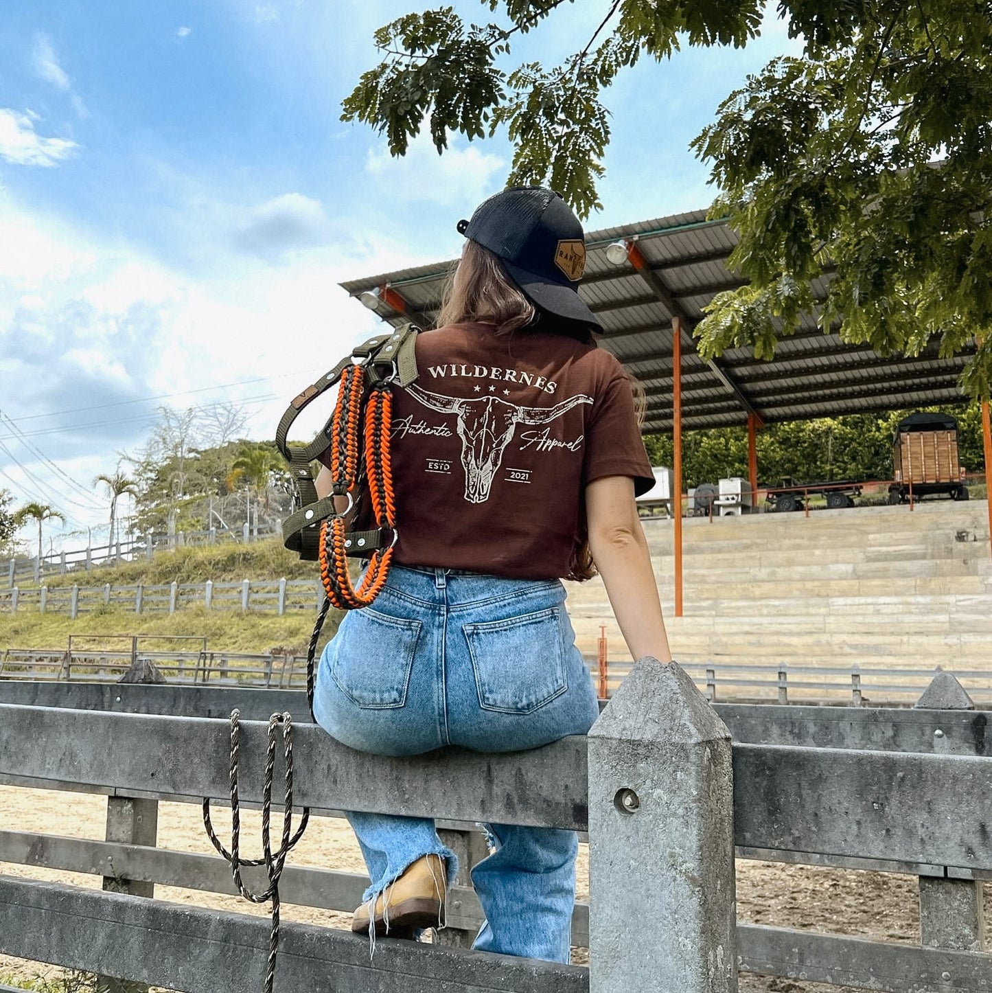 Wilderness T-shirt - Brown