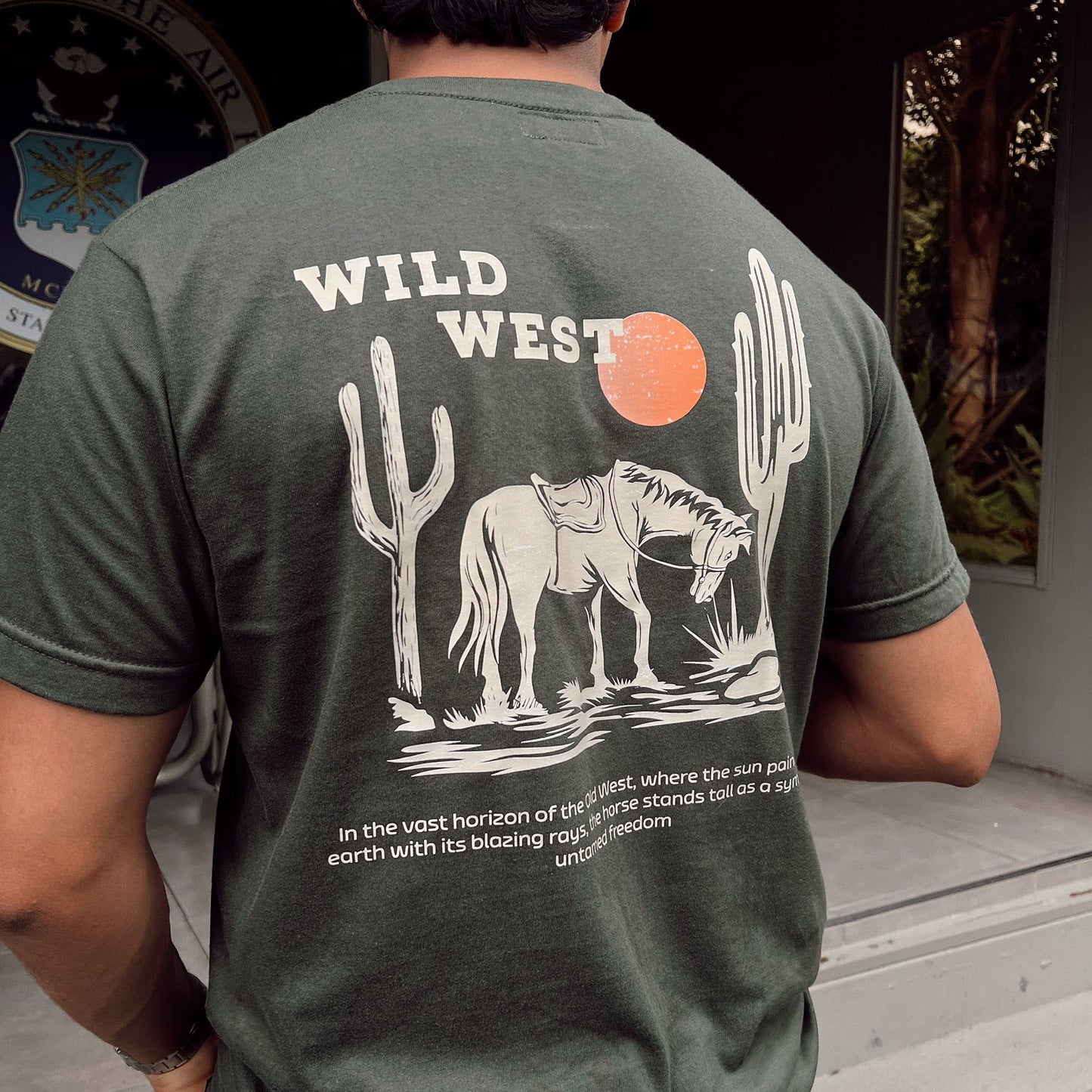 Wild West T-shirt - Green