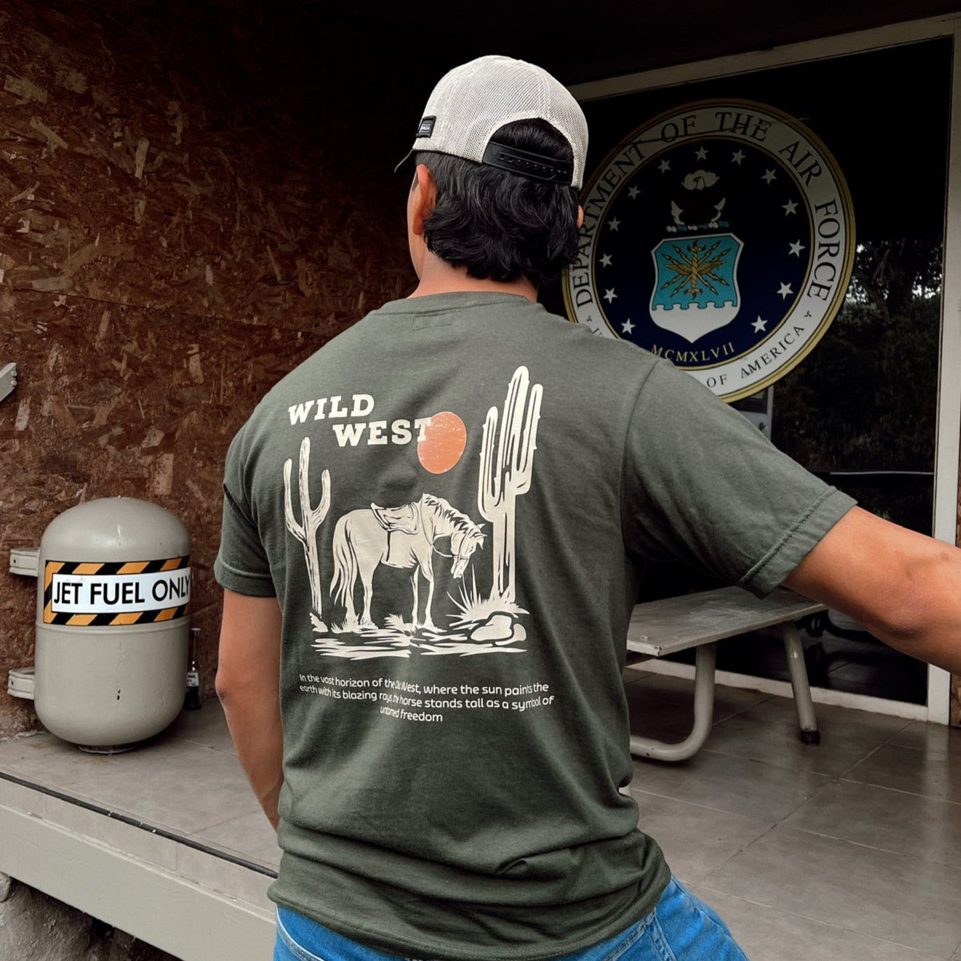 Wild West T-shirt - Green